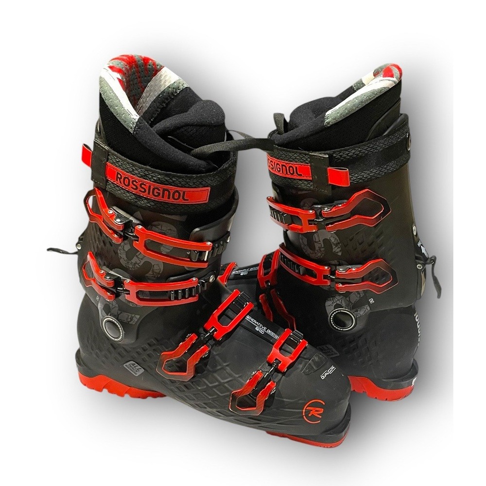 Rossignol Alltrack Dual Core Ski Boots Size 28.5 / 325mm Black Red Hike Mode⁠